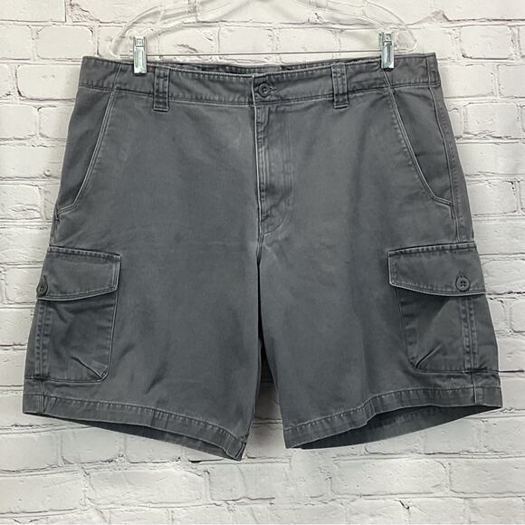 The North Face Cargo Shorts Men's Size 38 Gray Outdoor Workwear Hiking Vacation - Picture 1 of 8